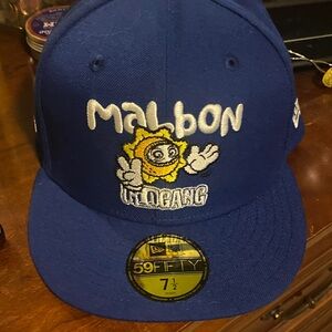 MALBON GOLF X GLOGANG 59FIFTY brand new still in plastic with tag!!! BLUE 7 1/2!